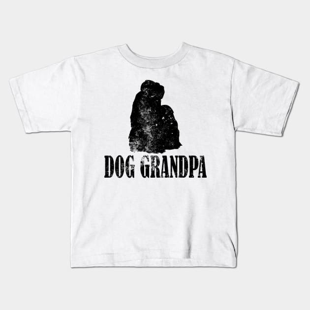 Shih Tzu Dog Grandpa Kids T-Shirt by AstridLdenOs